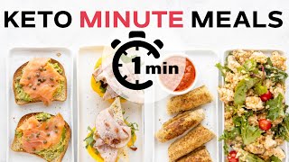 Simple Keto Meals READY IN 1 MINUTE image