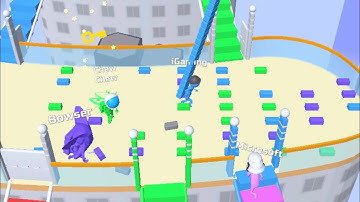 BRIDGE RACE 🚀✨All Levels Gameplay Walkthrough Android, iOS v.6