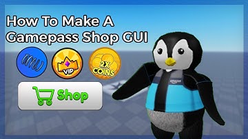 How to make a GAMEPASS SHOP? | Roblox Studio 2025 Tutorial