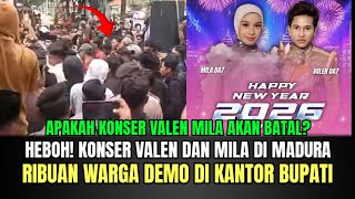 A sensation! Valen and Mila's concert in Madura prompts thousands to protest at the Regent's office!