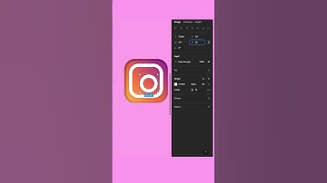 3D Logo Design Tutorial with Figma || Designing Instagram logo in 3D using Figma #shorts