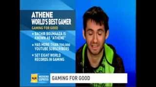 Athene On CNN's HeadLine News TV  @Gaming For Good