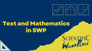Entering and Editing Text and Mathematics | SWP software