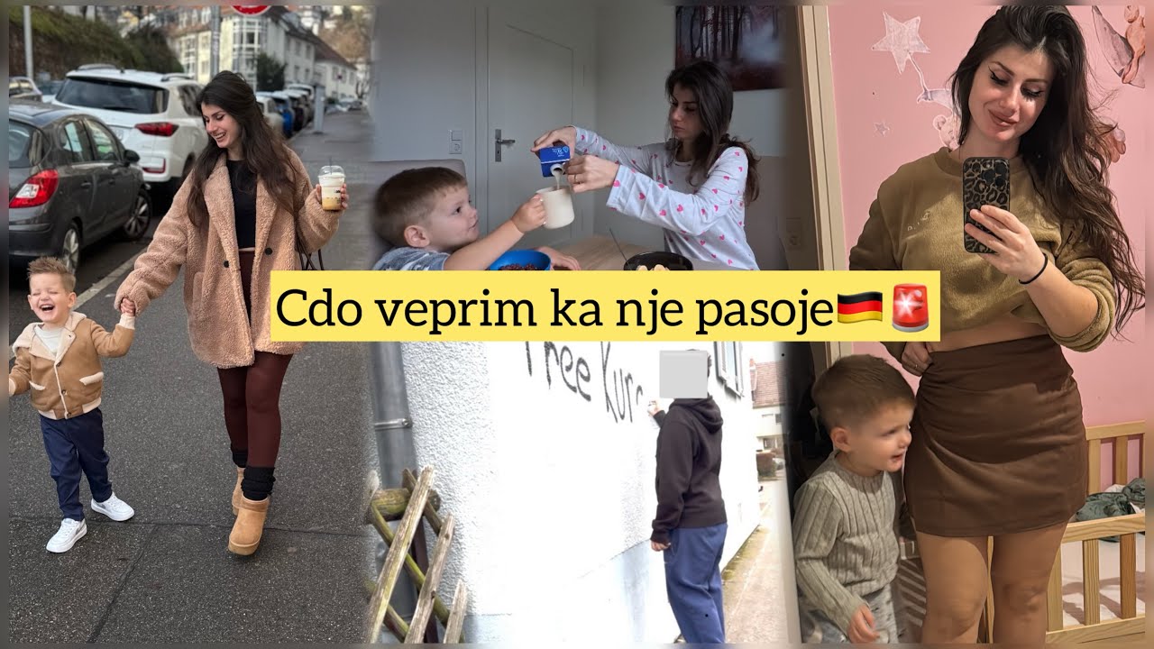 🇩🇪Komshiu im Gjerman lajmeroj policin🚔👮‍♂️🚨•Si kalojn diten mamat🫩