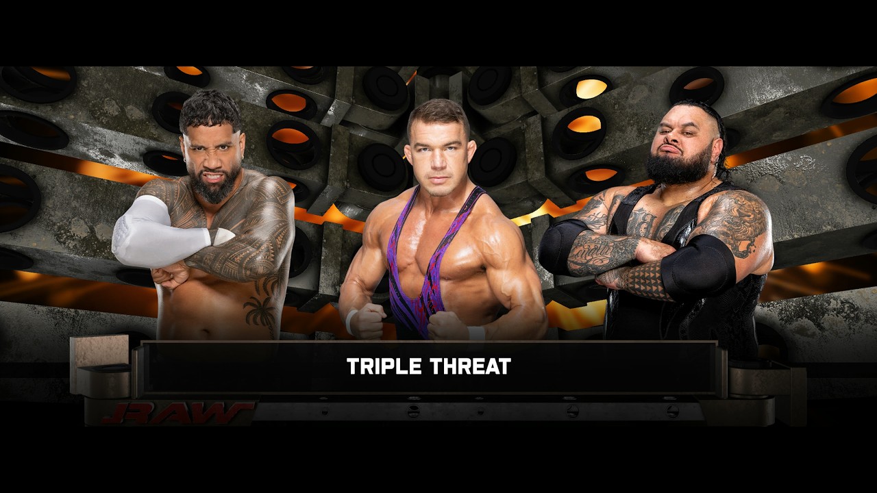 Chad Gable vs Bronson Reed vs Jey Uso   Raw from Baltimore, Maryland