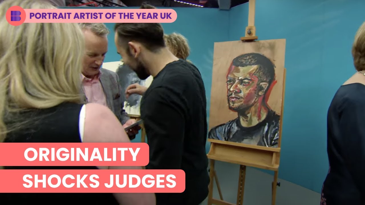 Artist Wows Judges with Rally Ritchie Portrait  | Portrait Artist of the Year UK
