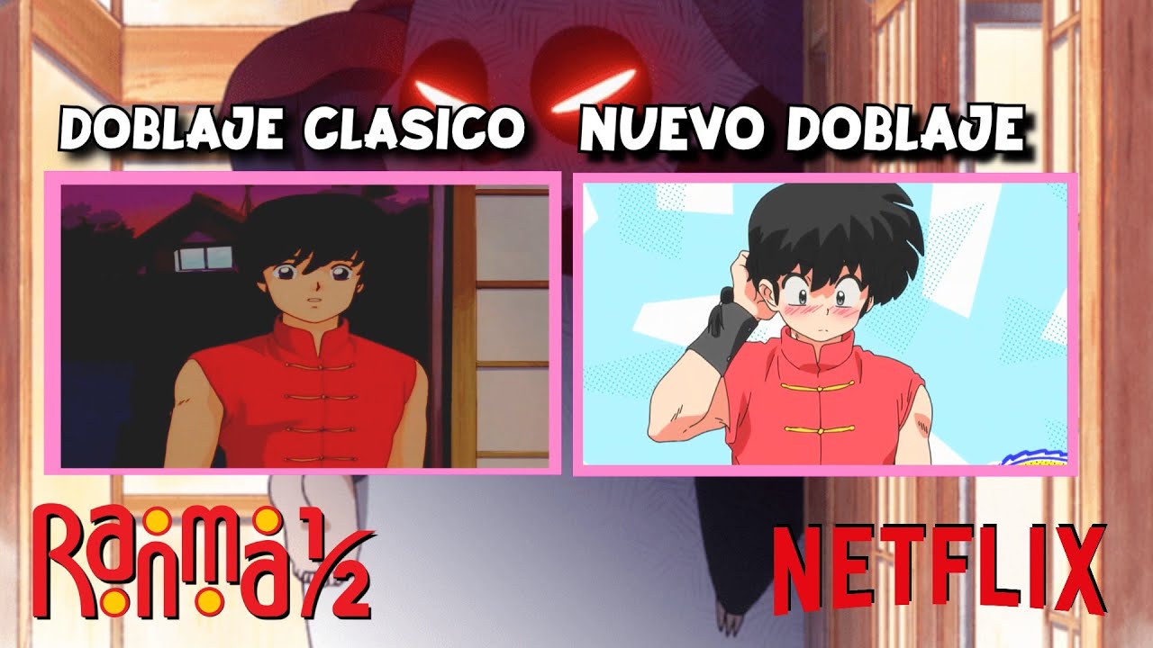 RANMA 1/2 DOBLAJE LATINO CLASICO VS NUEVO DOBLAJE 2024 YouTube
