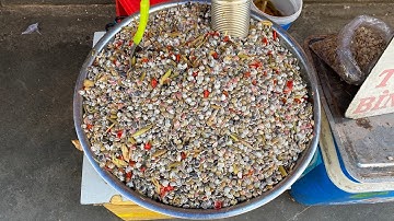 Loại ốc bé xíu như cúc áo nhiều sắc màu và cực khó ăn lại là đặc sản được nhiều người yêu thích