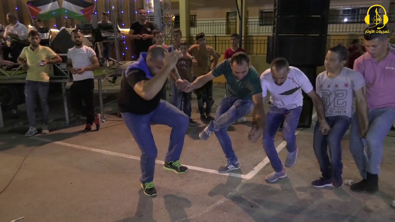 دبكة اكشن مع اهل كفر صور والفنان ابراهيم صبيحات حفل زفاف العريس معتز مدلل  كفر صور طولكرم 2018