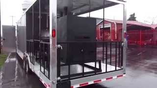 8.5 x 30 Charcoal Grey Concession Trailer for Catering or Events
