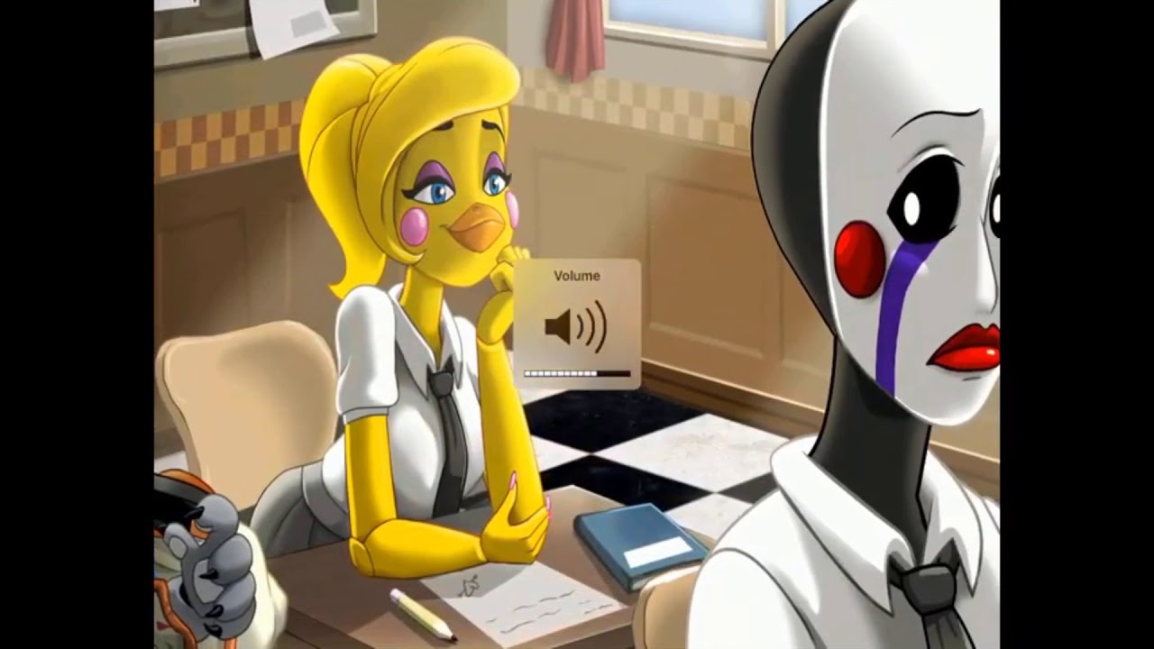 FNAF UCN MOBILE Toy Chica The High School Years 5 PUPPET YouTube