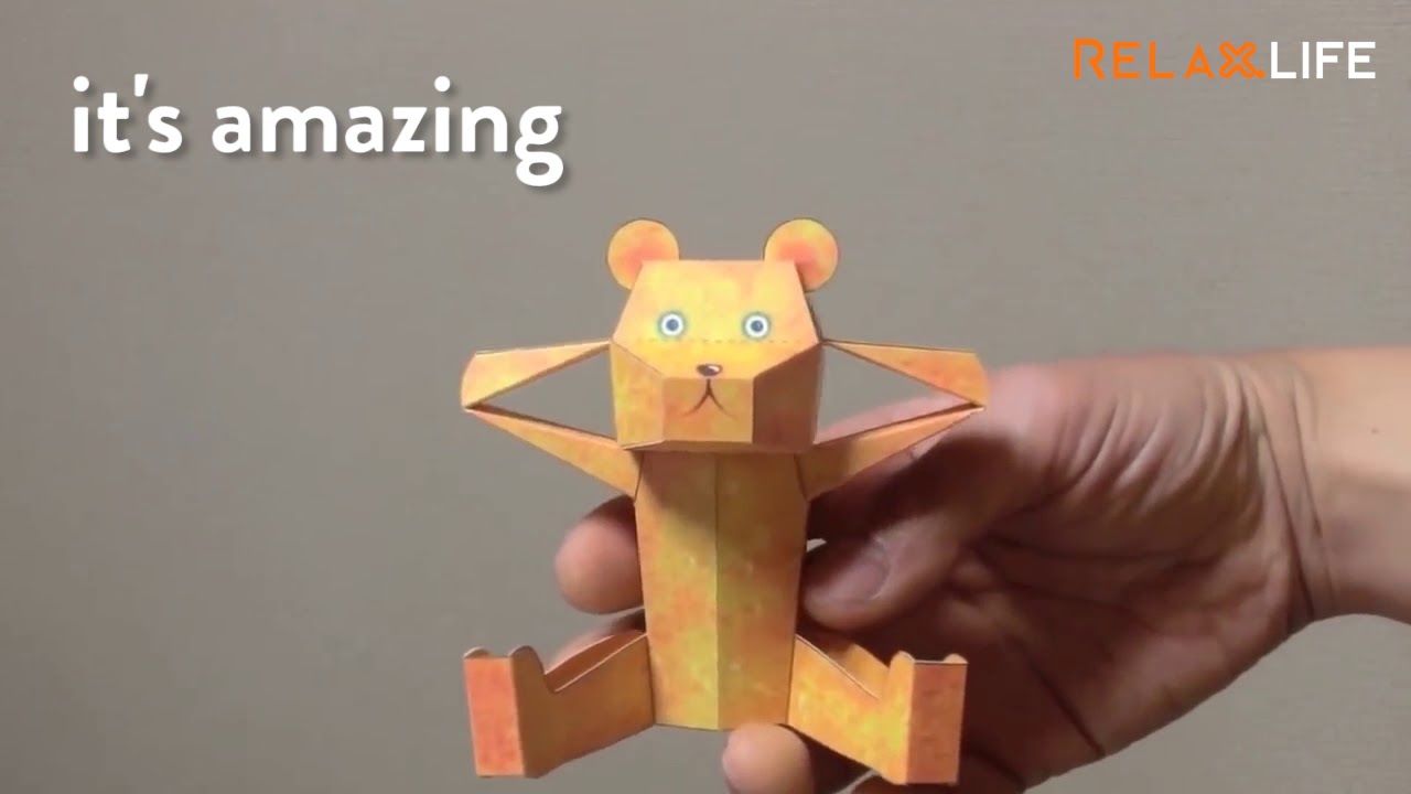 170926_Amazing Japanese paper toys YouTube