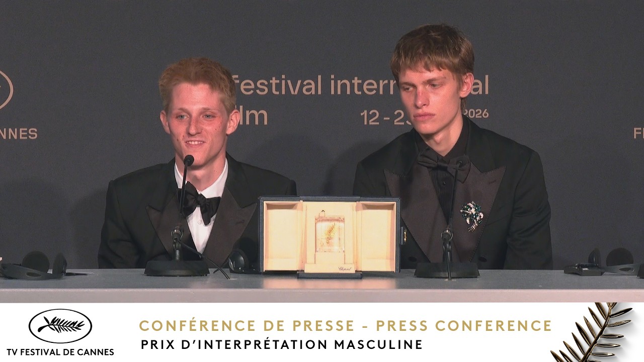 PRIX D'INTERPRÉTATION MASCULINE - Conférence de presse - PALMARÈS - Français - Cannes 2026