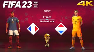 FIFA 23 - France vs. Netherlands - FIFA World Cup Qatar Final | PS5™ Gameplay [4K 60FPS] Next Gen