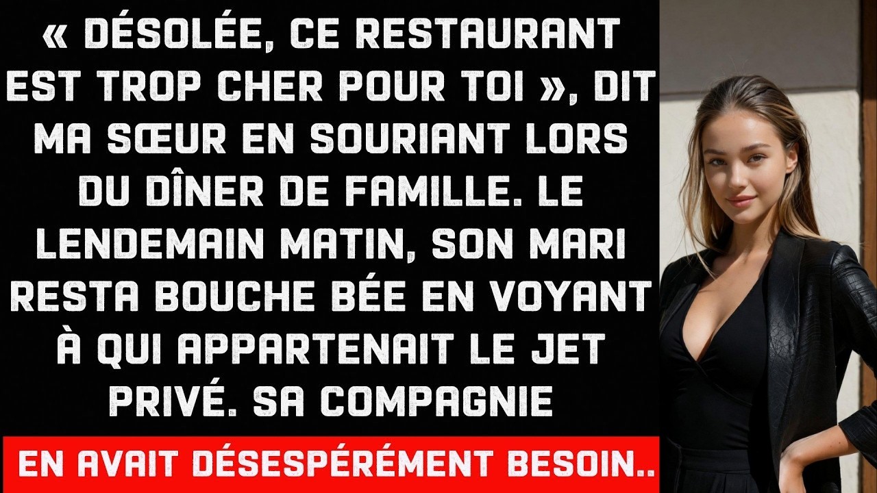 Je m'ajustais ma robe noire sous les lustres en cristal du Maison quand la voix de ma sœur Victoria a déchiré le hall : « Une Valdivia, je ne pensais pas que tu viendrais vraiment. C'est plutôt...
