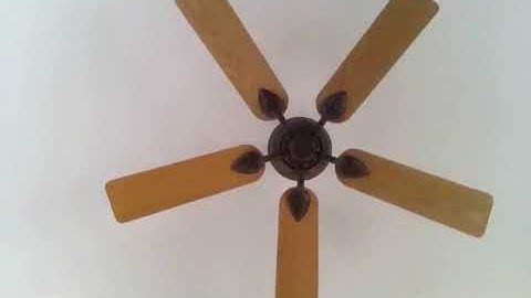 Ceiling Fan Moving (Time Lapse)