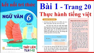 Soạn Thực hành tiếng Việt trang 20 lớp 6 KNTT – VnDoc.com