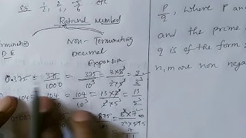 Revisiting Rational Numbers and Their decimal Expansion ( REAL NUMBERS CBSE X  Class Maths)