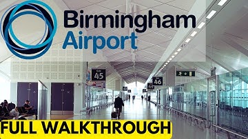 BIRMINGHAM AIRPORT - FULL WALKTHROUGH INCLUDING DUTY FREE SHOPS AND RESTAURANTS