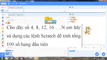 Hướng Dẫn Cách Lập Trình Scratch Tính Tổng Dãy Số|VĐD