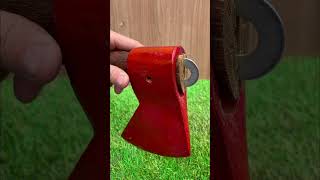 How to firmly fix axe with washer and screwSimple, cheap and resistant#NYCHack #ToolMaster #SmartFix