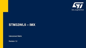 STM32WL 3 - System Interconnect Matrix IMX