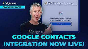 Google Contacts Integration Now Live!