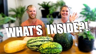 Tasting Unusual Watermelons - Banana Melon, Golden Watermelon, Georgia Rattlesnake And Moon & Stars