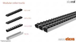 ELEROLL Accessories for modular roller tracks: features and functioning