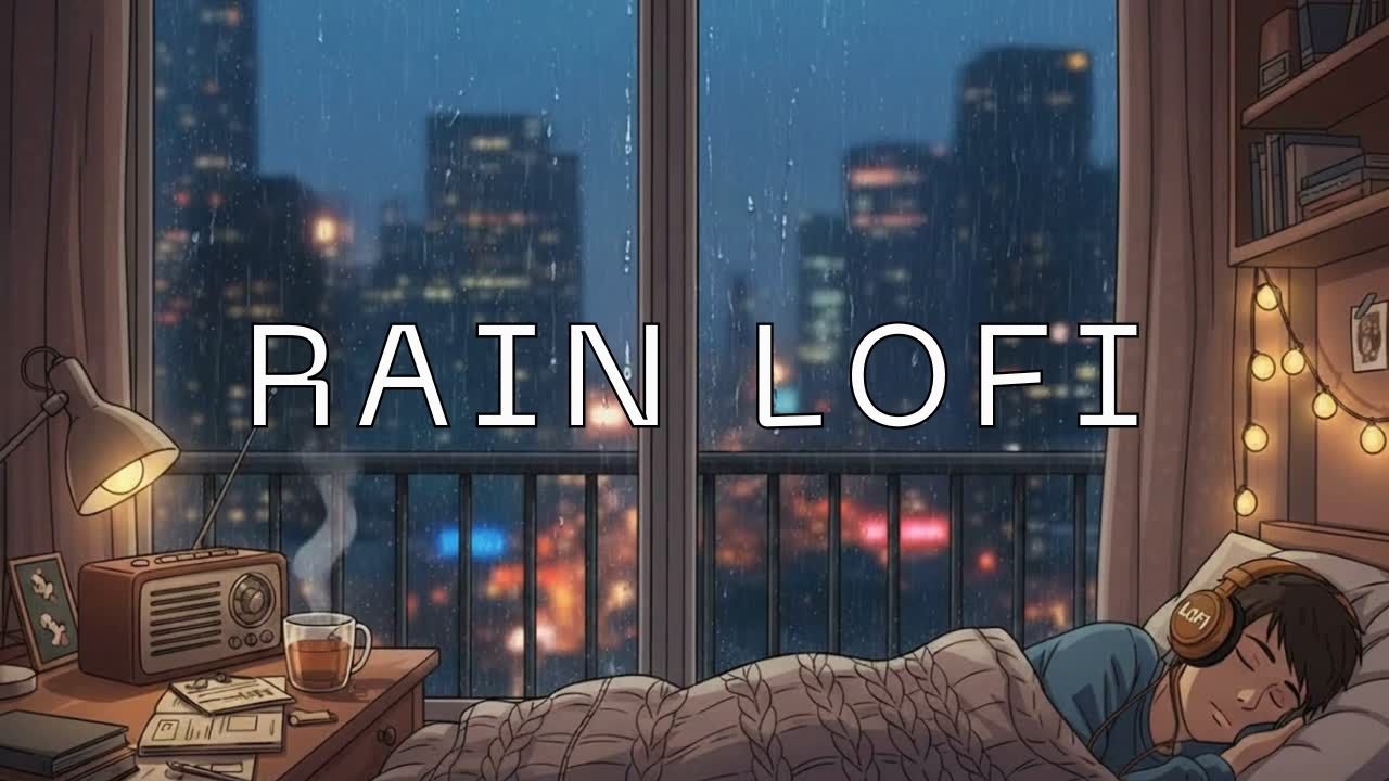 Rain Lofi Radio Live 🌧️ Chill Beats for Focus, Study & Sleep