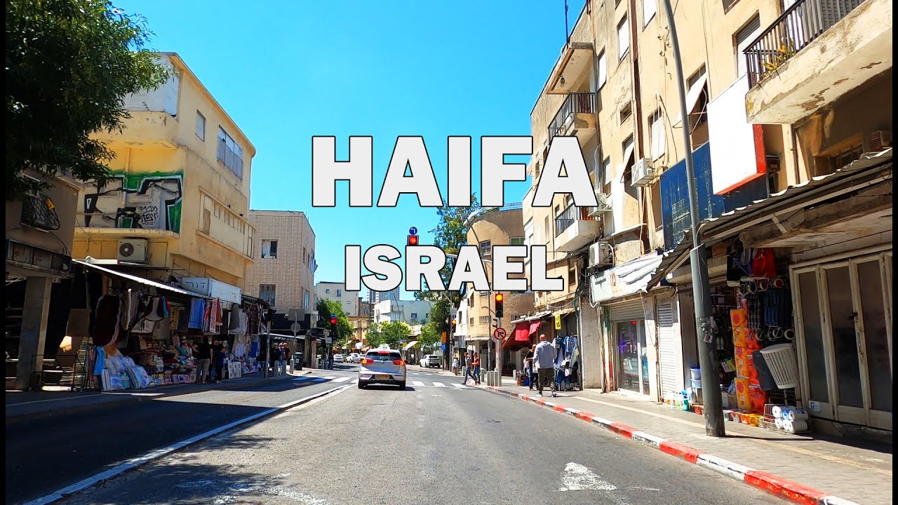 Haifa, Israel - Driving Tour 4K