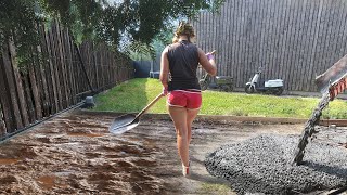 Girl wants TO GET out of DIRT, so I Build Her an Amazing DRIVEWAY by CREATIVE COUPLE 6,064,343 views 10 months ago 21 minutes