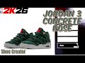 How To Make Air Jordan 3 Teyana Taylor "Concrete Rose" NBA 2K26 - Shoe Creator