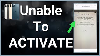 4 Ways To Fix Unable to Activate iPhone