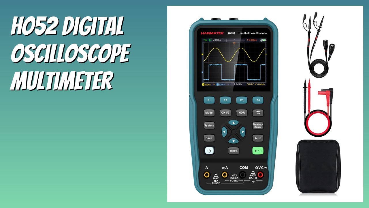 REVIEW (2026): HO52 Digital Oscilloscope Multimeter. Features