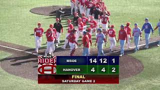 MSOE vs Hanover College Baseball 03/14/26