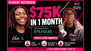 Meet My Student Khaos, She had her first 75K month LAST MONTH! | From struggling to PROFITABLE!