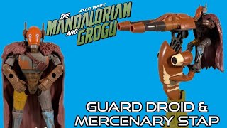 ActionVerse Guard Droid & Mercenary Stap Review - Star Wars The Mandalorian & Grogu 