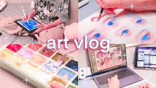  Art Vlog Gouache Painting Xencelabs Review