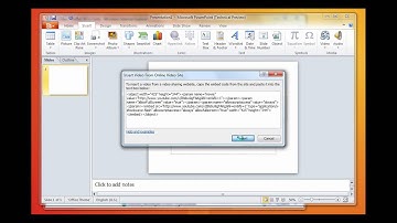 YouTube video in Office 2010 TP / PowerPoint