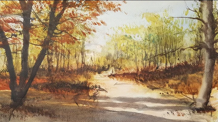 Painting a Loose Watercolour from a Photograph Usi...