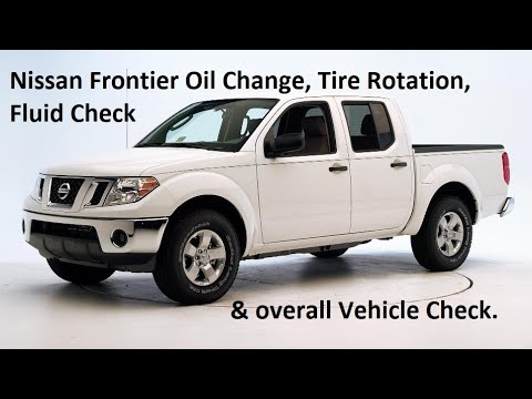Nissan Frontier Oil Change and general maintenance - YouTube