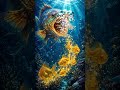 Golden Fish Rain 🐠✨ | Magical Underwater Fantasy Loop #shorts #unitedstates #asmr #loop #animation