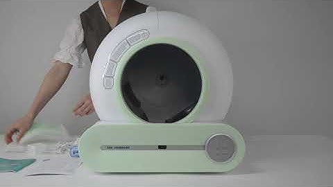 How to Install Automatic Self Cleaning Cat Litter Box by DER VIERBEINER