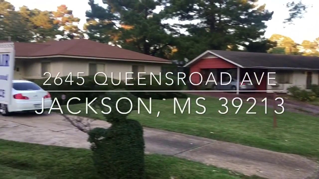 2645 Queensroad Ave. Jackson MS 39213