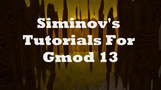 Siminov's Swep Tutorials: Decompiling and Compiling Models