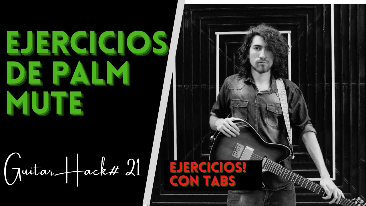 PRACTICA tu téncia de PALM MUTE con estos EJERCICIOS!