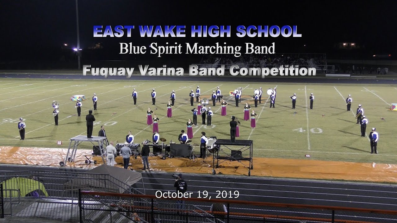 East Wake Marching Band Show at Fuquay Varina Competition Oct 19