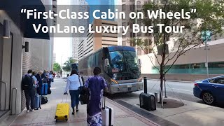 [4K] Inside VonLane Luxury Bus Walking Tour From Houston to Dallas, Texas screenshot 2