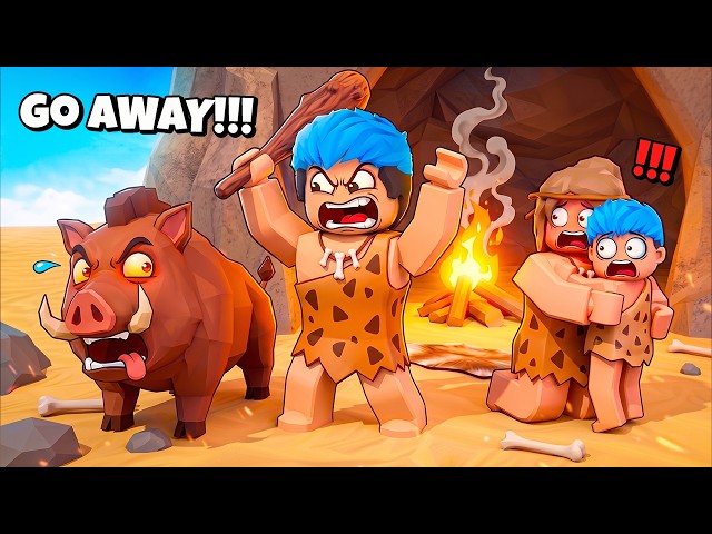NABUHAY AKO SA PANAHON NG CAVE MAN | Roblox | Unga Bunga